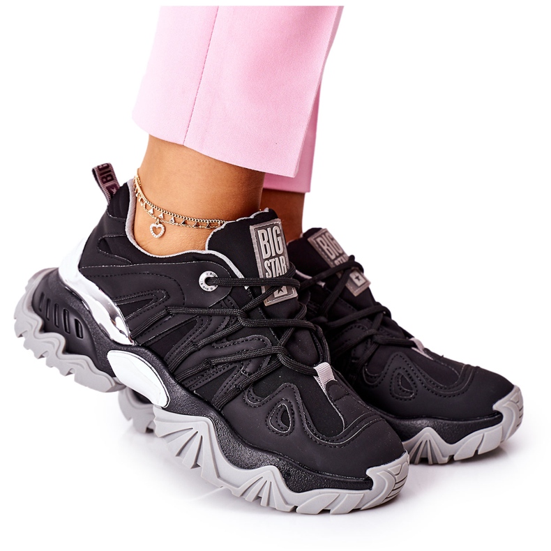 Scarpe sportive da donna Memory Foam Big Star II274089 Nero