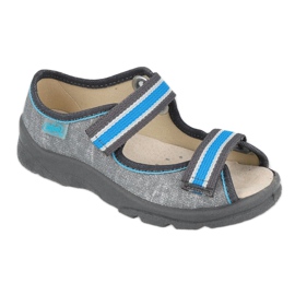 Scarpe per bambini Befado 869X157 blu grigio