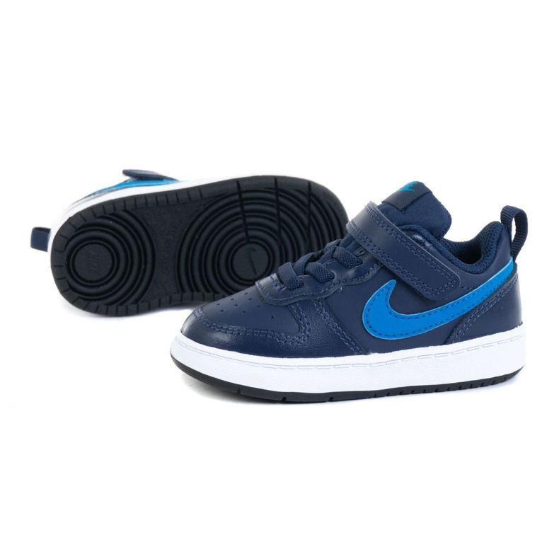 Nike Court Borough Low 2 (TDV) M BQ5453-403 scarpe viola blu navy