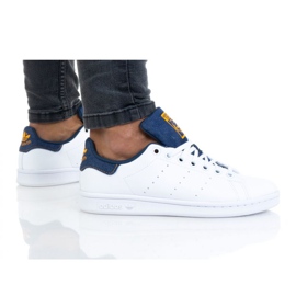 Adidas Stan Smith Jr GZ7359 scarpe bianco blu