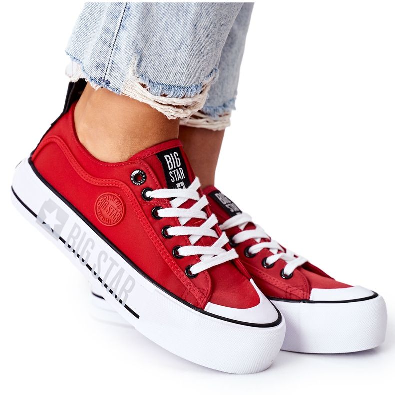 Sneakers On the Big Star II274025 Piattaforma rossa rosso