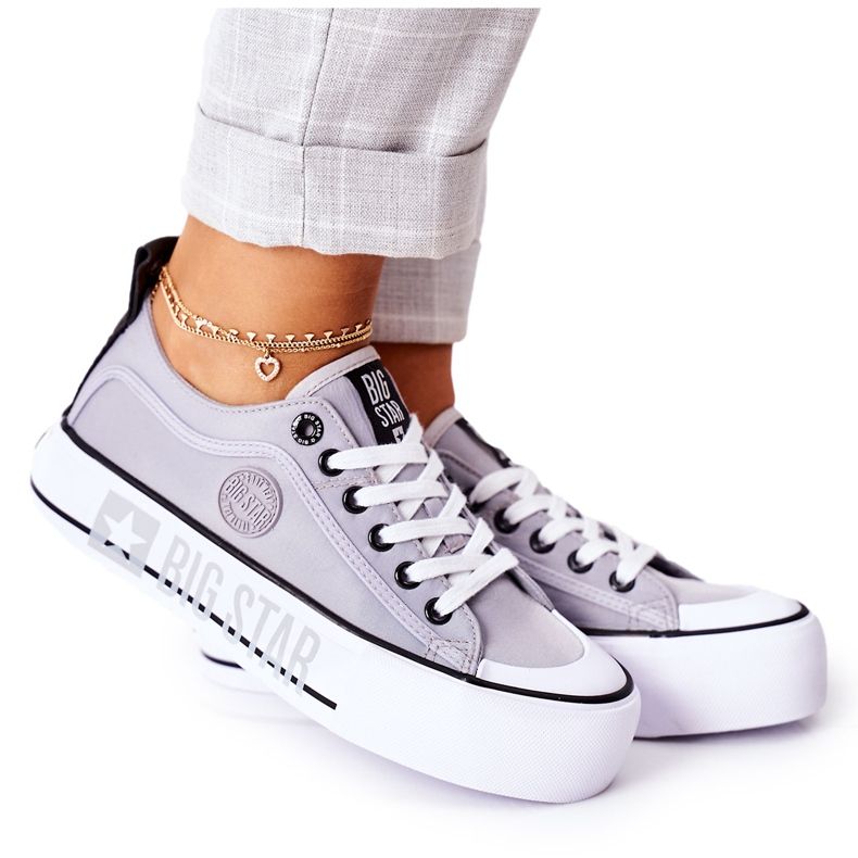 Sneakers On the Big Star II274023 Piattaforma grigia grigio