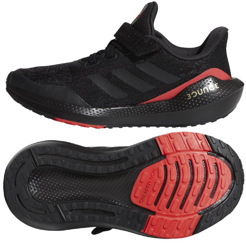 Adidas EQ21 Run El K Jr GZ5399 scarpe da corsa nero