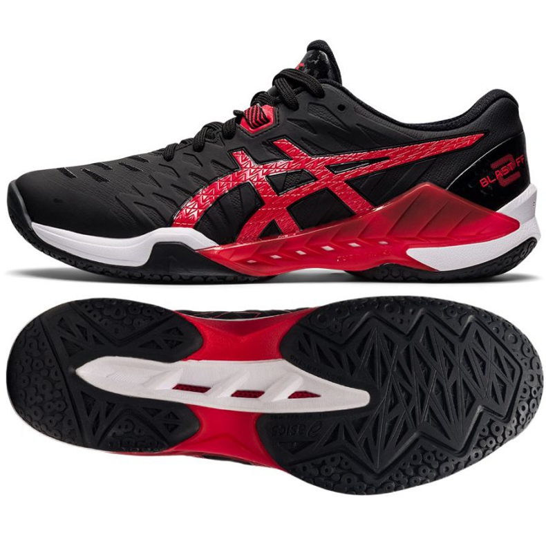 Scarpe da pallamano Asics Blast Ff 2 M 1071A044 002 nero nero