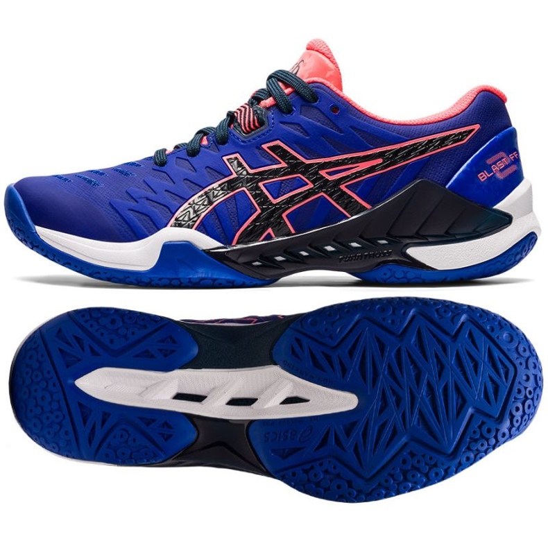 Scarpe da pallamano Asics Blast Ff 2 1072A046 400 blu blu
