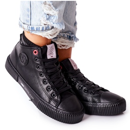 Sneakers Donna Cross Jeans High Nere II2R4021 nero