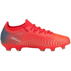 Scarpe da calcio Puma Ultra 2.3 Fg Ag Jr 106522 01 multicolore arance e rossi