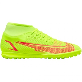 Nike Mercurial Superfly 8 Club Tf M CV0955 760 scarpe da calcio giallo gialli
