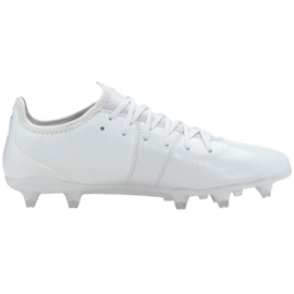Scarpe da calcio Puma King Pro Fg M 105608 05 bianco bianco