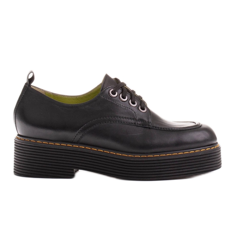 Marco Shoes Mocassini Chiara in pelle spazzolata nero