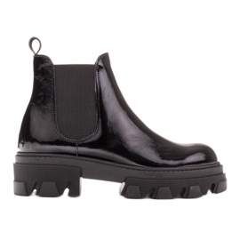 Marco Shoes Stivaletti Serena Chelsea su una suola spessa nero
