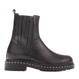 Marco Shoes Stivali Costanza con borchie argento nero