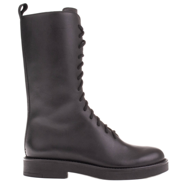 Marco Shoes Stivali stringati Lucia nero