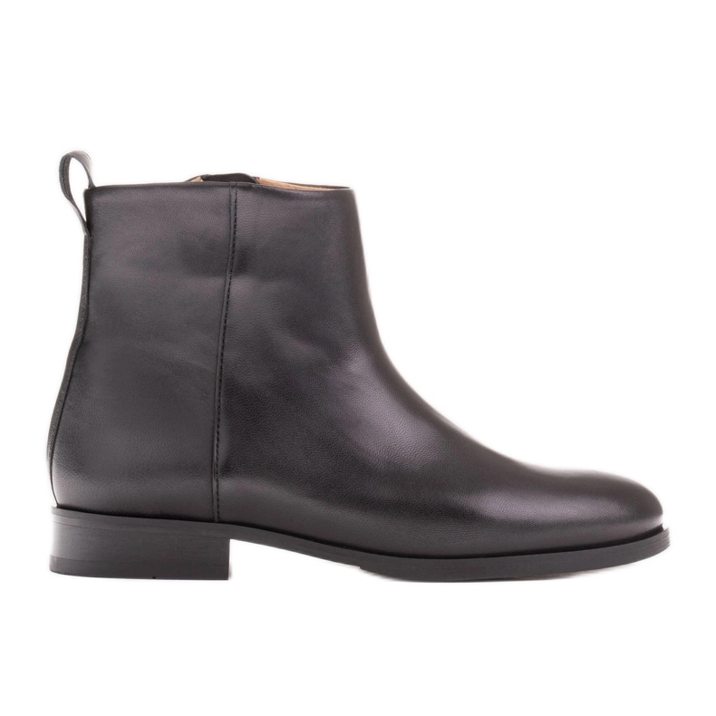 Marco Shoes Stivaletti classici con tacco basso nero