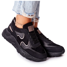 PE1 Scarpe sportive da donna Sneakers Nero Bethell