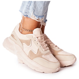 PE1 Scarpe sportive da donna Sneakers Beige Bethell