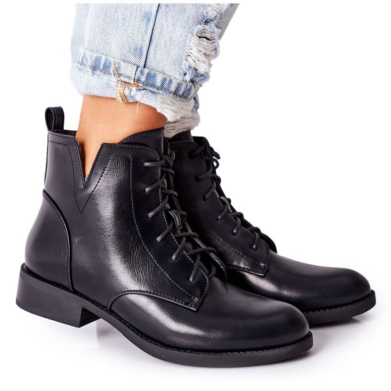 S.Barski Stivaletti Classici da Donna Jodhpur S. Barski Bello nero