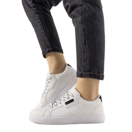 Sneakers Boomshom bianche e nere bianca
