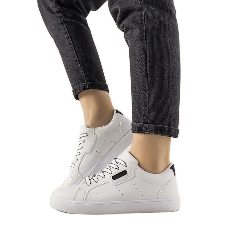 Sneakers Boomshom bianche e nere bianca