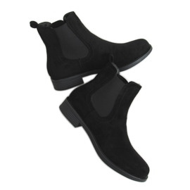 Stivaletti Chelsea neri classici da donna MR-9 Black nero