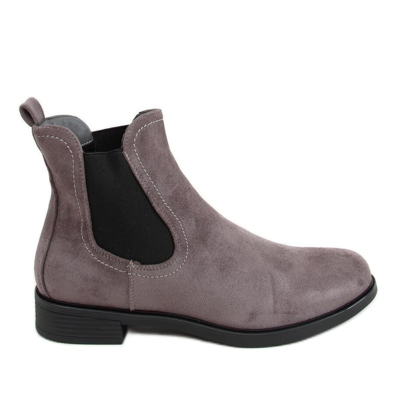 Stivaletti Chelsea classici grigi da donna MR-9 Grey grigio