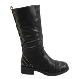 Stivali militari neri KL-627 Black nero
