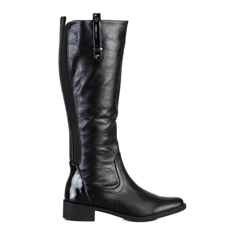 SHELOVET Stivali Classici Con Ecopelle nero