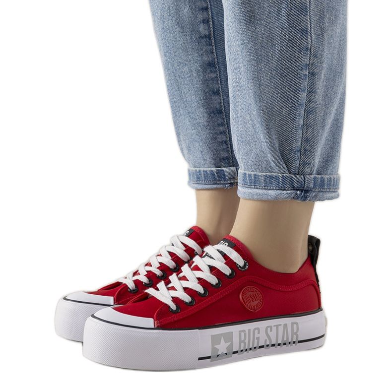 Sneaker Alexa Big Star rosse da donna rosso