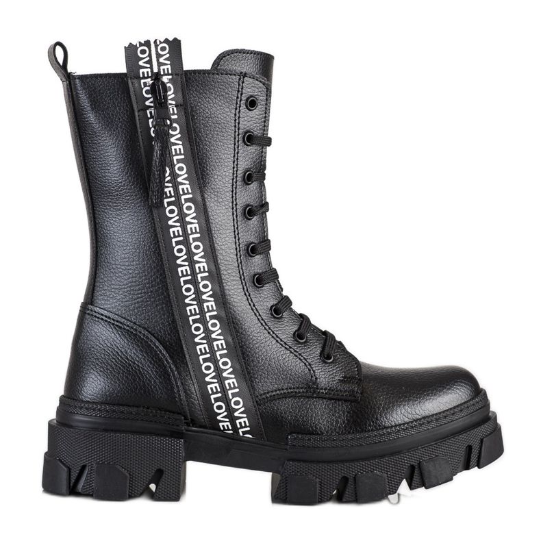 SHELOVET Stivali Con Amore In Ecopelle nero