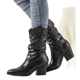 Stivali da cowboy Blown da donna neri nero