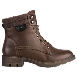 SHELOVET Stivali stringati caldi marrone