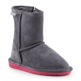 BearPaw Emma Bambino Zipper 608TZ-903 Stivali invernali Charcoal Pomberry grigio