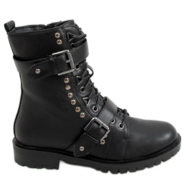 Stivali militari neri B063-11 Nero