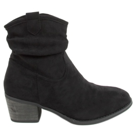 Stivali neri con tacco basso Z1165 Black nero
