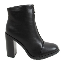 Stivali neri sul palo 801 Black nero