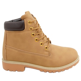 Stivali in legno cammello F662 Camel marrone