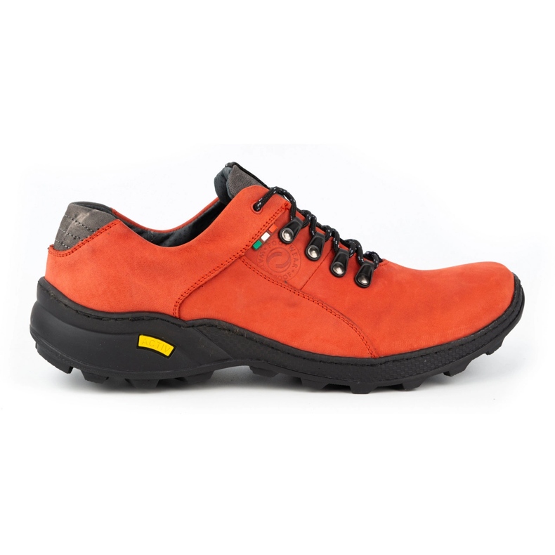 Olivier Scarpe trekking uomo 296GT rosse rosso