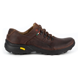Olivier Scarpe da trekking da uomo 296GT marroni marrone