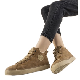 Sneaker Giulia da donna isolante marrone Big Star