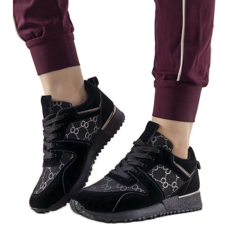 Sneakers nere con elementi metallici Moves nero
