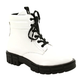 Stivali da donna dipinti Caprice 9-25252-27 122 Bianco bianca
