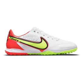 Scarpa da calcio Nike React Tiempo Legend 9 Pro Tf M DA1192-176 rosa, bianco, multicolor bianco