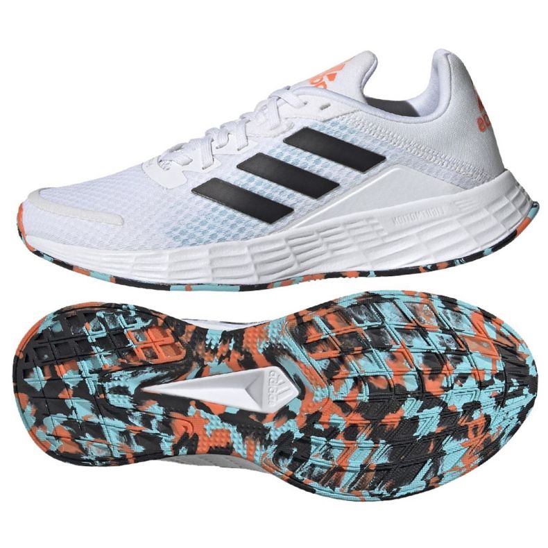 Adidas Duramo Sl K Jr GV9817 scarpe da corsa bianca nero