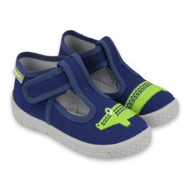 Scarpe per bambini Befado 531P083 blu navy verde