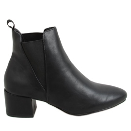 Stivaletti Chelsea neri, neri G-248 Black nero