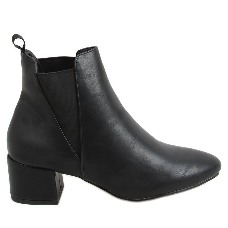 Stivaletti Chelsea neri, neri G-248 Black nero