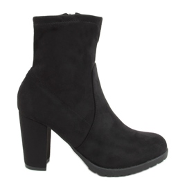 Stivali neri con tacco alto JDY62 Black nero