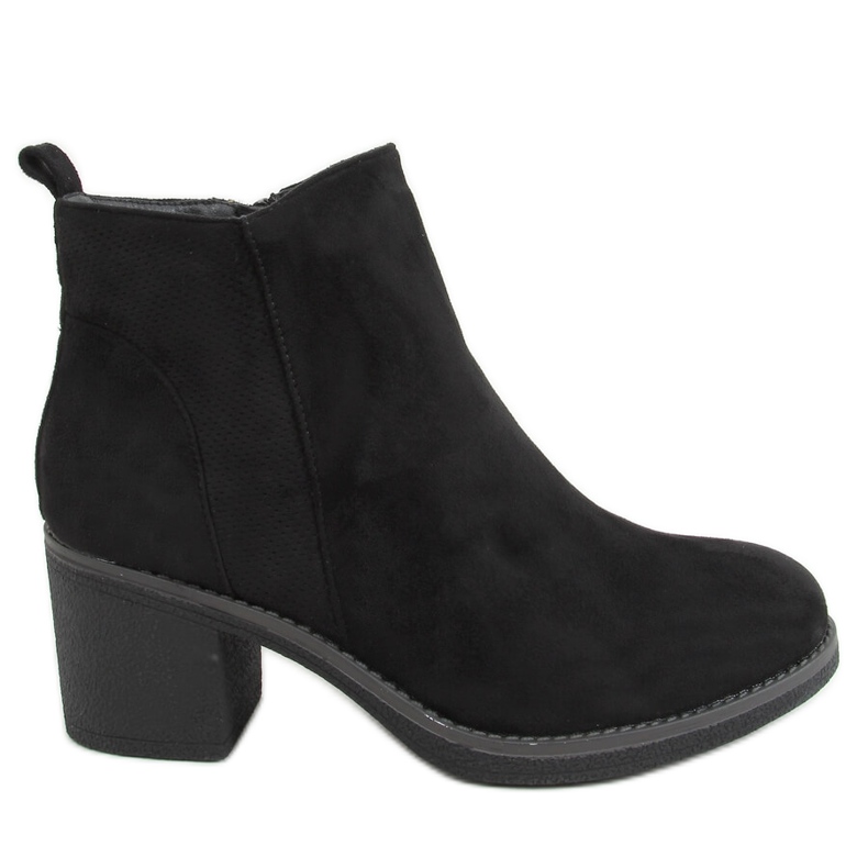 Stivali neri con tacco alto 9B1003 Black nero