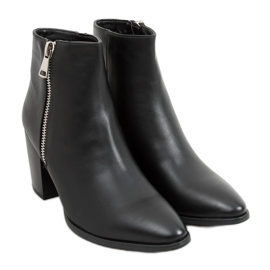 Stivali neri con tacco alto 9547 Black nero