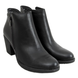 Stivali neri con tacco alto 9B1037 Nero